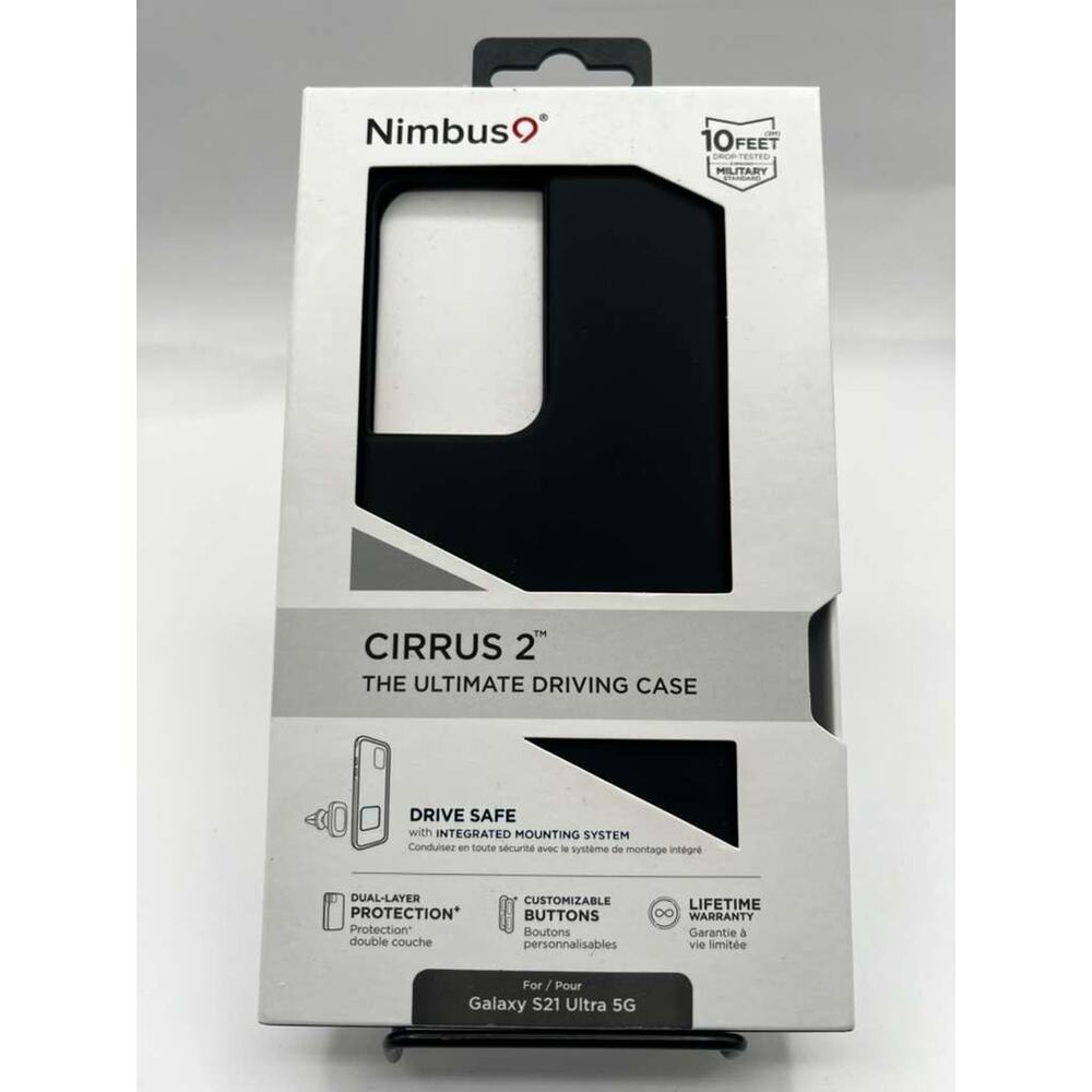 Nimbus9 Cirrus 2 Case for Samsung Galaxy S21 Ultra 5G - Black Drop Protection